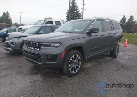 2021 Jeep Grand Cherokee L Overland 4X4 из США, поврежденный, VIN 1C4RJKDG1M8143781